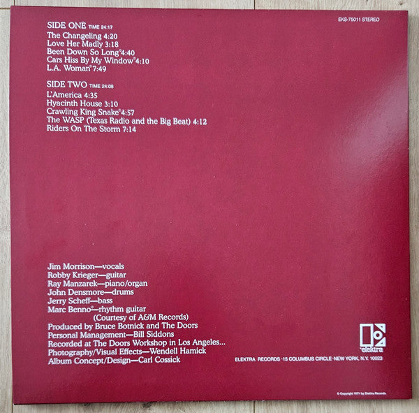 Doors, The : L.A. Woman (LP,Album,Reissue,Repress,Stereo)