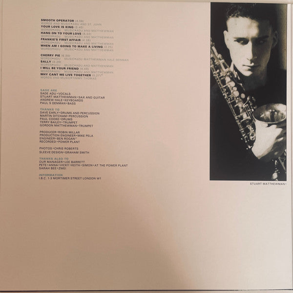 Sade : Diamond Life (LP,Album,Reissue)