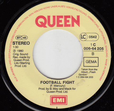 Queen : Flash (7",45 RPM,Single)