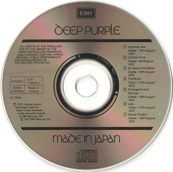 Deep Purple : Made In Japan (Album,Reissue)
