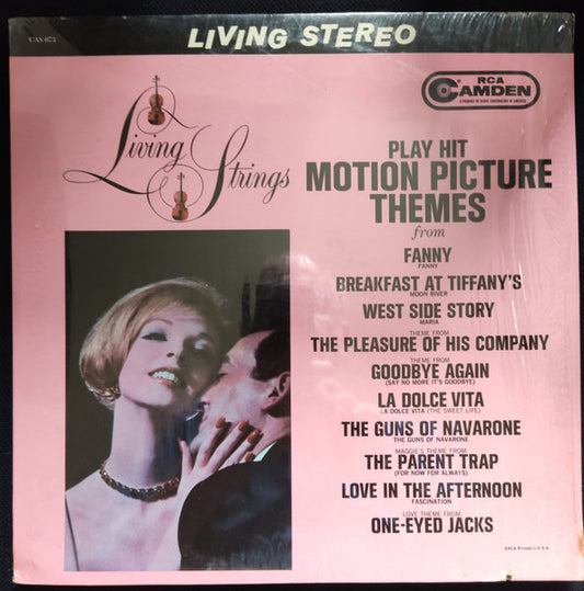 Living Strings : Play Hit Motion Picture Themes (LP,Album,Stereo)