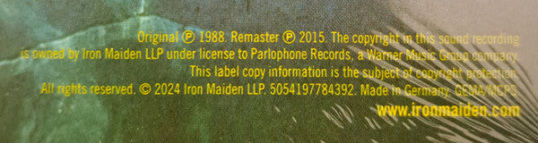 Iron Maiden : Seventh Son Of A Seventh Son (LP,Album,Reissue,Remastered)