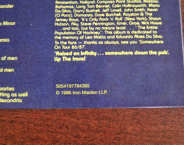 Iron Maiden : Somewhere in Time  (LP,Album,Reissue,Remastered,Stereo)