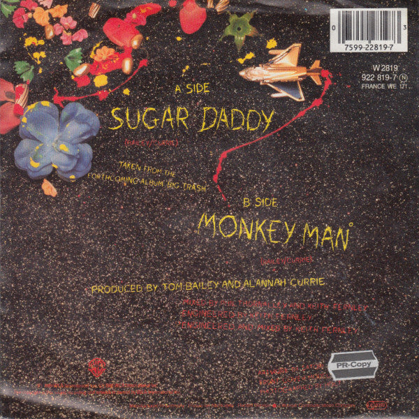 Thompson Twins : Sugar Daddy (7",45 RPM,Single,Stereo)