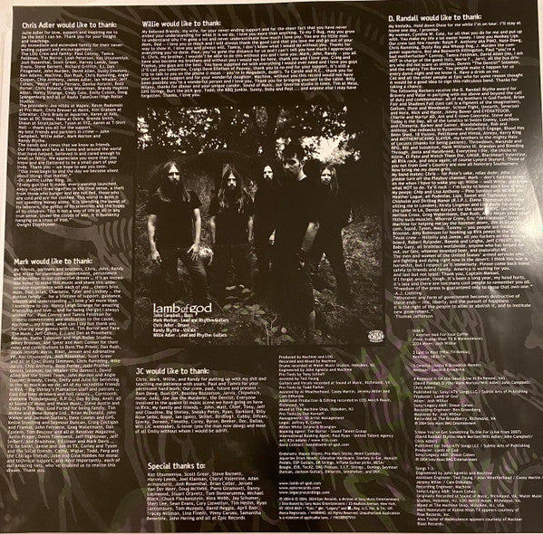 Lamb Of God : Ashes Of The Wake (LP,Album,Reissue,Stereo)