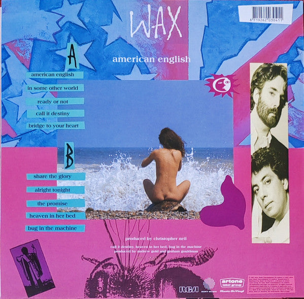 Wax (6) : American English (LP, Album, Ltd, Num, RE, 180)