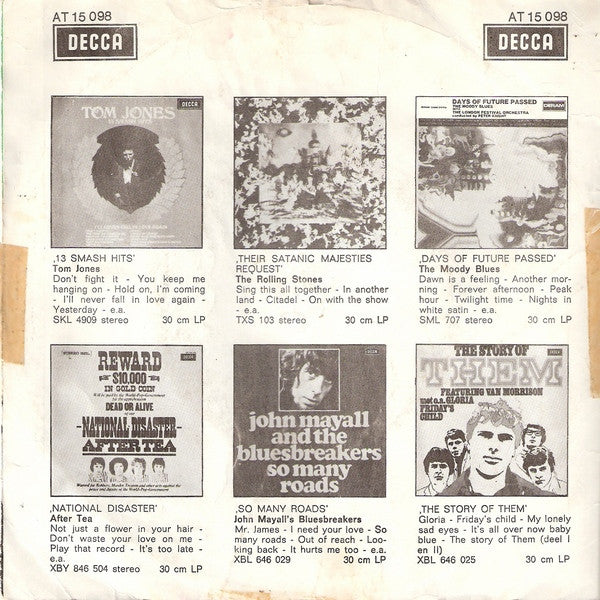 Tom Jones : Delilah / Smile (7",Single,45 RPM)