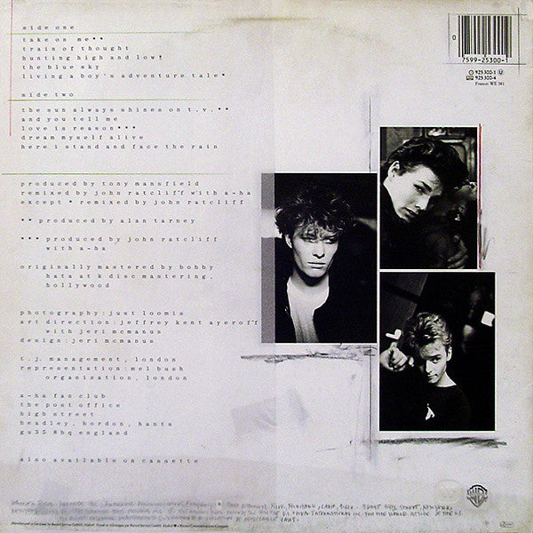 a-ha : Hunting High And Low (LP,Album,Stereo)