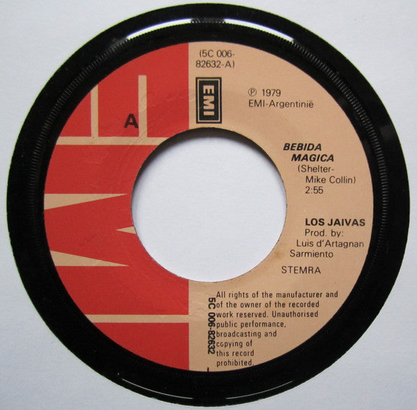 Los Jaivas : Bebida Magica / Danza (7",45 RPM)