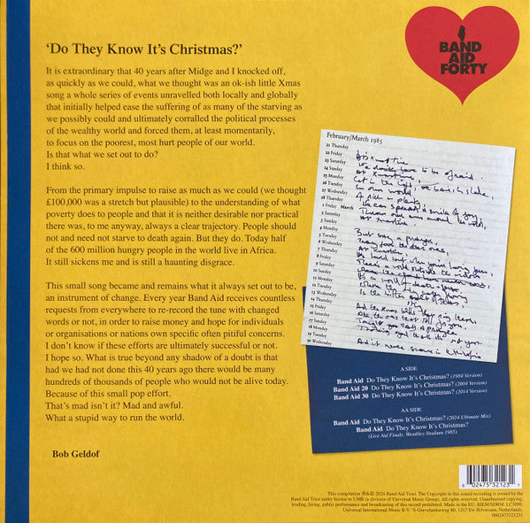 Band Aid : Do They Know It's Christmas? (12",45 RPM,Maxi-Single,Compilation)