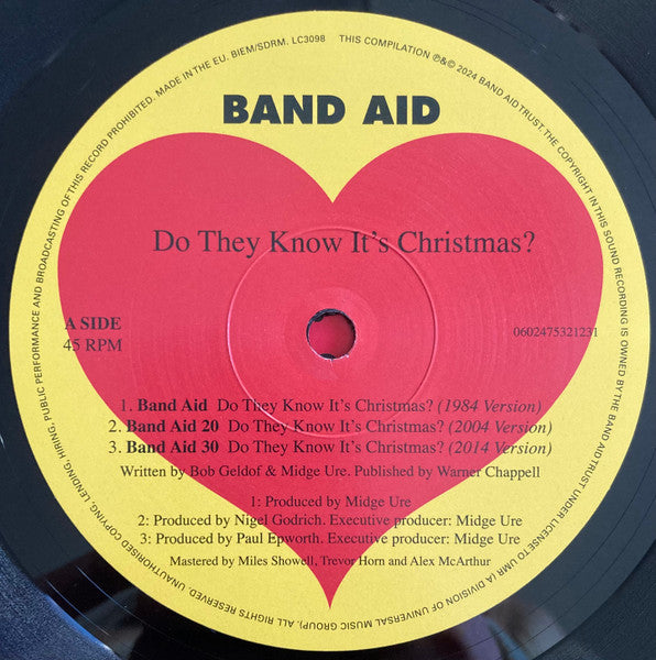 Band Aid : Do They Know It's Christmas? (12",45 RPM,Maxi-Single,Compilation)