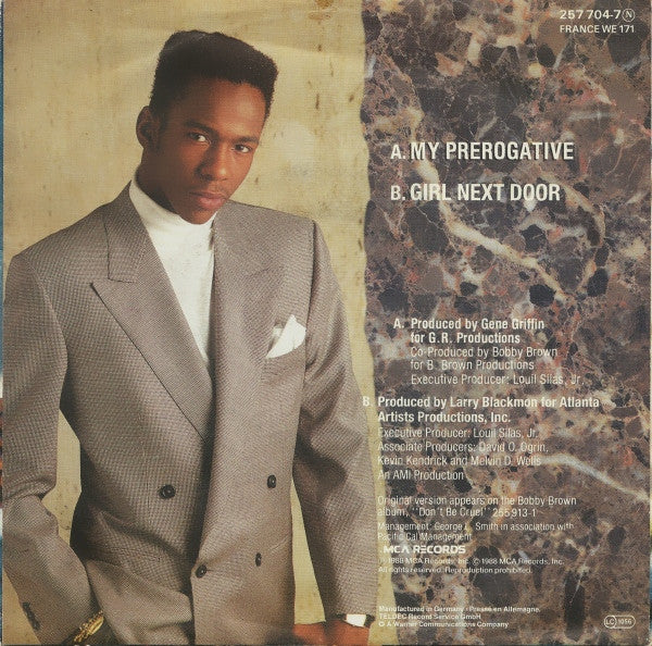 Bobby Brown : My Prerogative (7",45 RPM,Single)