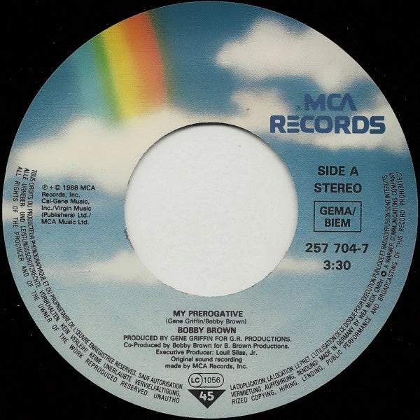 Bobby Brown : My Prerogative (7",45 RPM,Single)