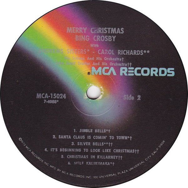 Bing Crosby : Merry Christmas (LP,Album,Reissue)