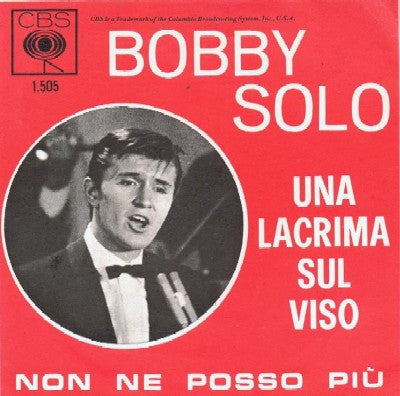Bobby Solo : Una Lacrima Sul Viso  (7",45 RPM)