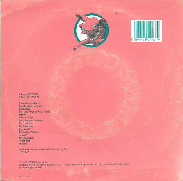 De Nieuwe Snaar & De Ritme Kings : Feestlied (7",45 RPM,Single)