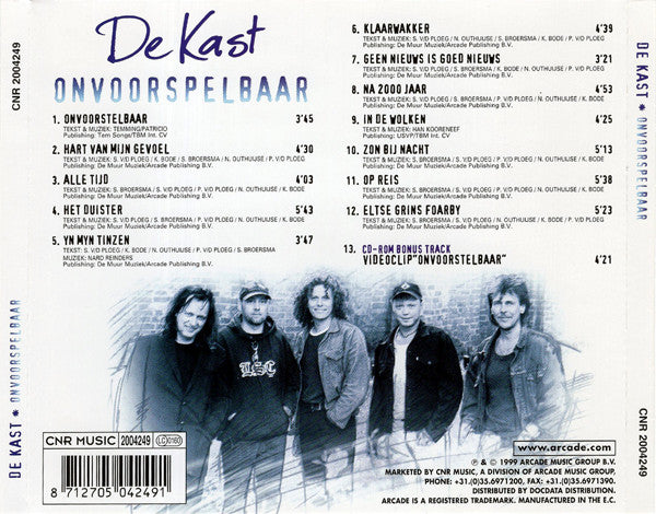 De Kast : Onvoorspelbaar (Album,Enhanced)