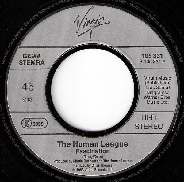 Human League, The : Fascination (7",Single,45 RPM)