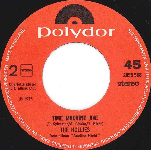 Hollies, The : Falling Calling / Time Machine Jive (7",Single)