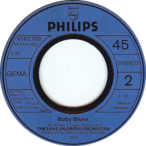 Love Unlimited Orchestra : Spanish Lei (7",45 RPM,Single)