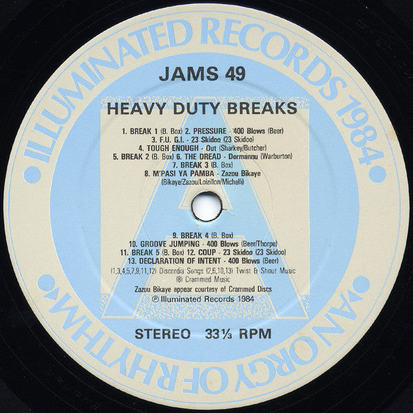 Various : Heavy Duty Breaks (LP,Mixed)