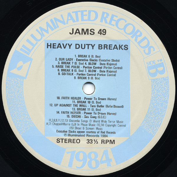 Various : Heavy Duty Breaks (LP,Mixed)