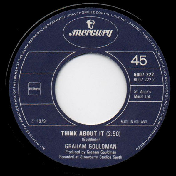 Graham Gouldman : Sunburn (7",45 RPM,Single)