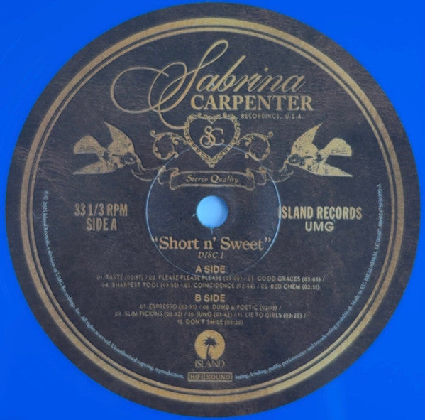 Sabrina Carpenter : Short N' Sweet (Deluxe) (LP,Album,Deluxe Edition,Repress)