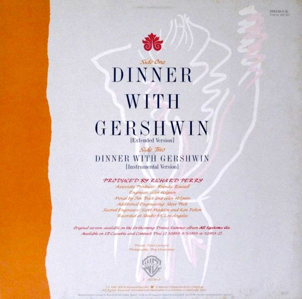 Donna Summer : Dinner With Gershwin (12",45 RPM)