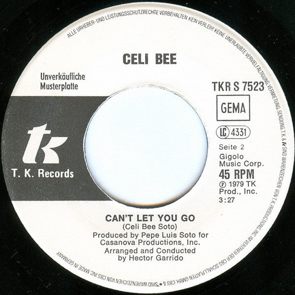 Celi Bee : Boomerang (7",Single,Promo,45 RPM)