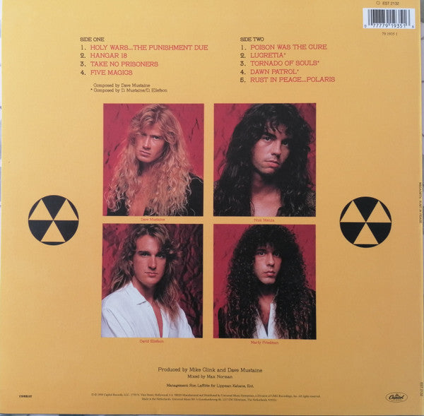 Megadeth : Rust In Peace (LP,Album,Reissue)