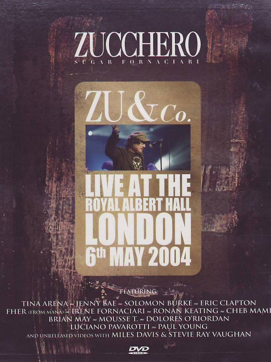 Zucchero : ZU & Co. Live At The Royal Albert Hall London 6th May 2004 (DVD-Video,PAL)