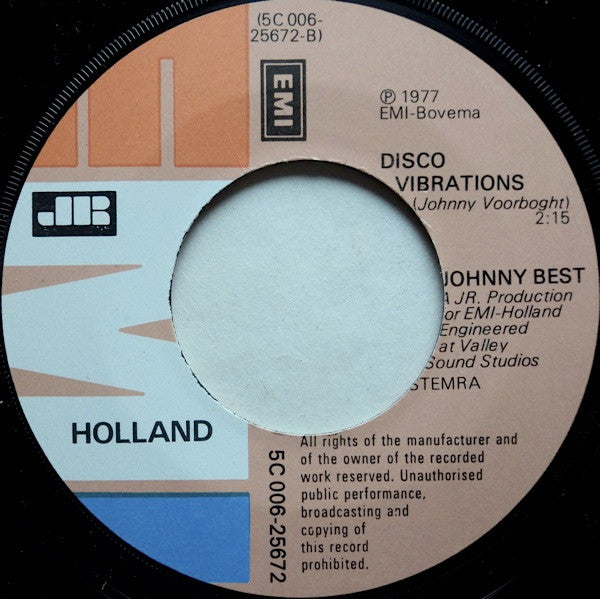 Johnny Best : Mistral (7",45 RPM)