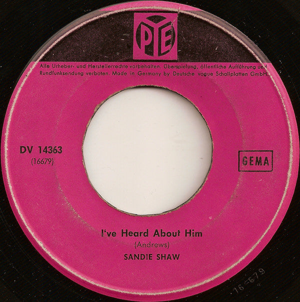 Sandie Shaw : Long Live Love (7",Single,45 RPM)