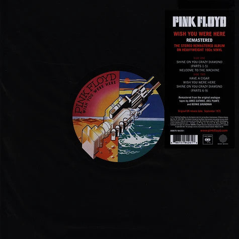 Pink Floyd : Wish You Were Here (LP,Album,Reissue,Remastered,Repress)