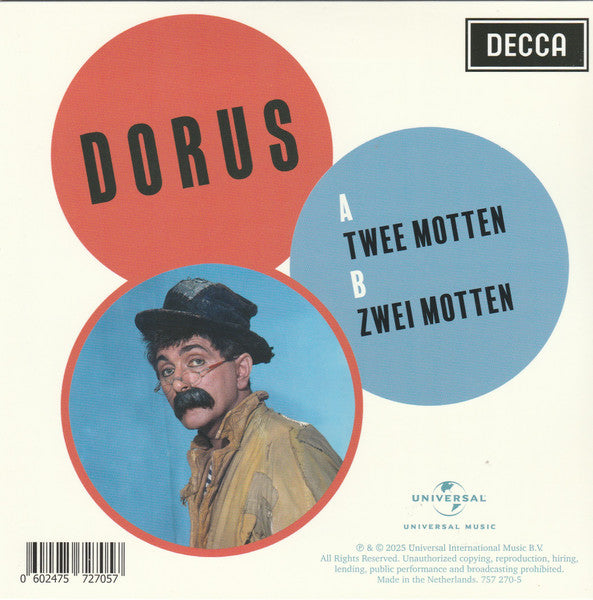 Dorus : Twee Motten (7",45 RPM,Record Store Day,Single,Reissue)