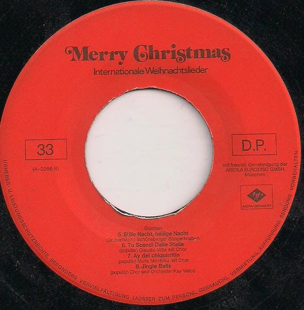 Various : Merry Christmas (7",33 ⅓ RPM,EP)