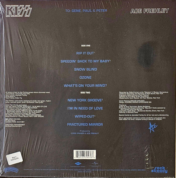Kiss, Ace Frehley : Ace Frehley  (LP,Album,Reissue,Remastered,Repress)