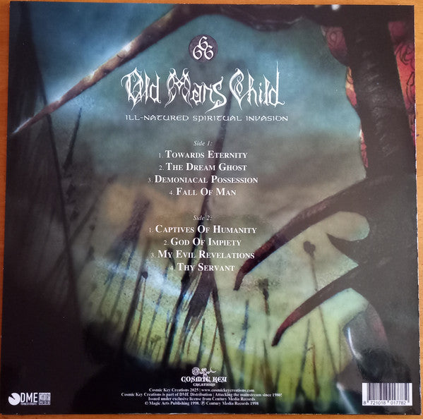 Old Man's Child : Ill-Natured Spiritual Invasion (LP, Album, Ltd, RE, RP, Blu)