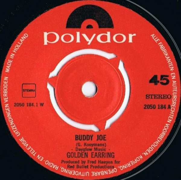 Golden Earring : Buddy Joe (7",45 RPM,Single,Stereo)