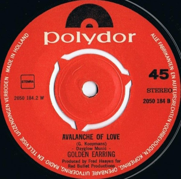 Golden Earring : Buddy Joe (7",45 RPM,Single,Stereo)