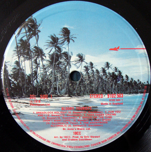 10cc : Bloody Tourists (LP,Album,Stereo)