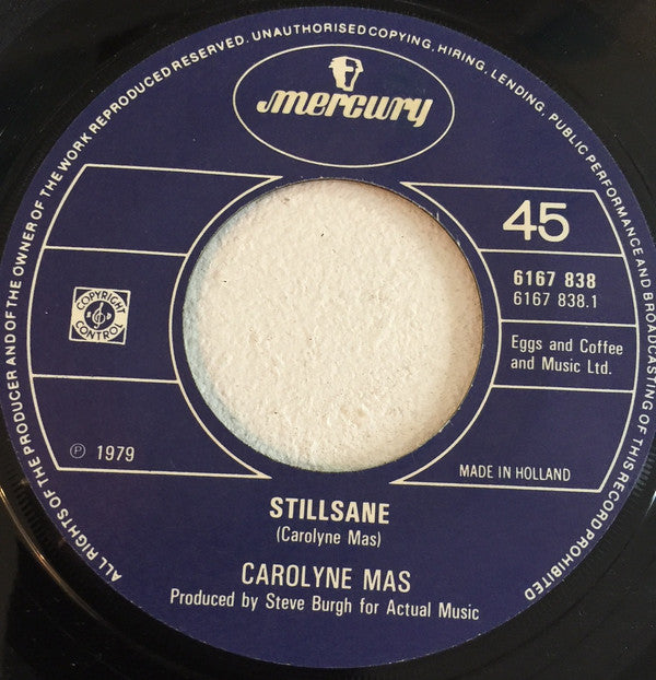 Carolyne Mas : Stillsane (7",45 RPM,Single)