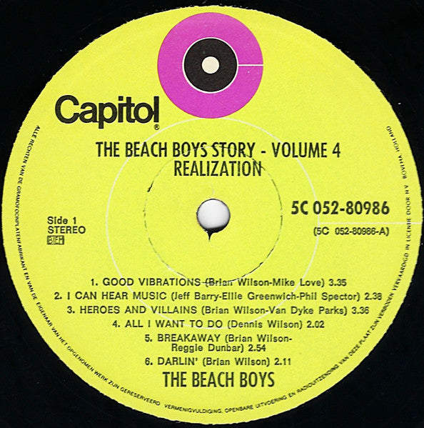 Beach Boys, The : The Beach Boys Story Vol. 4 (LP,Compilation,Stereo)