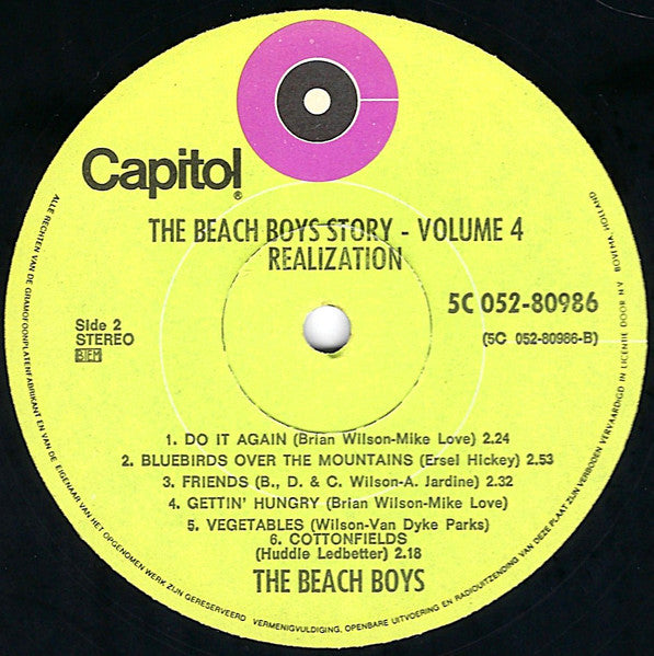 Beach Boys, The : The Beach Boys Story Vol. 4 (LP,Compilation,Stereo)