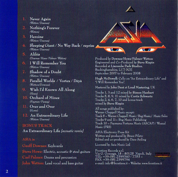 Asia (2) : Phoenix ()