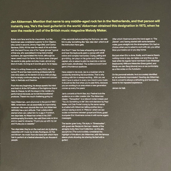 Jan Akkerman : Jan Akkerman 2005 | 2011 (LP,Album,Limited Edition)