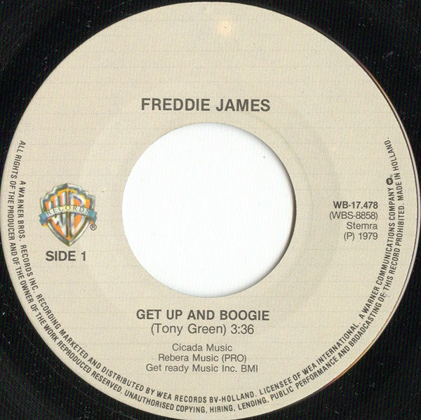 Freddie James : Get Up And Boogie (7",45 RPM,Single)