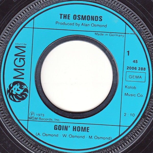 Osmonds, The : Goin' Home (7",45 RPM,Single)