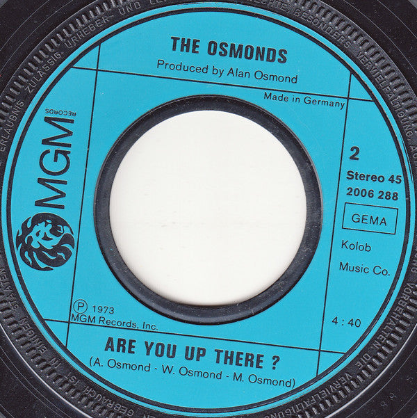 Osmonds, The : Goin' Home (7",45 RPM,Single)